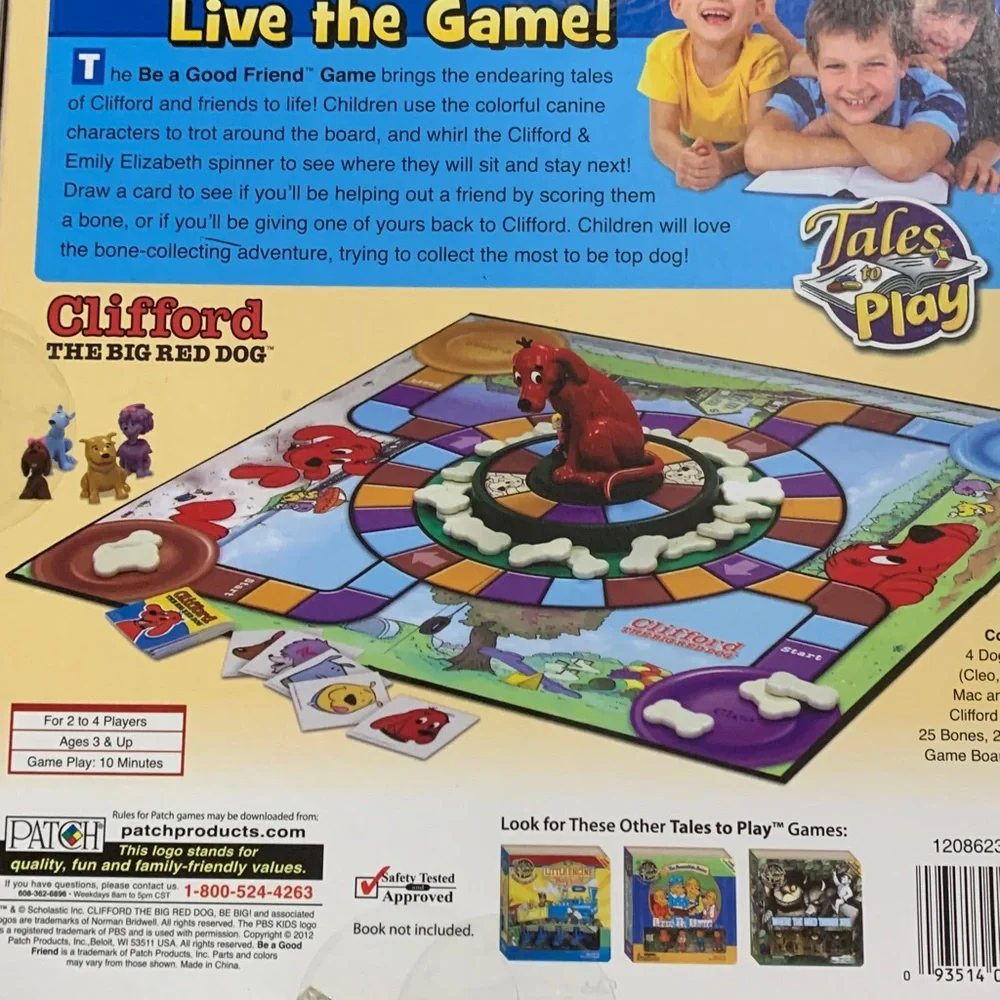 Scholastic Clifford Be a Good Friend Game - Unopened